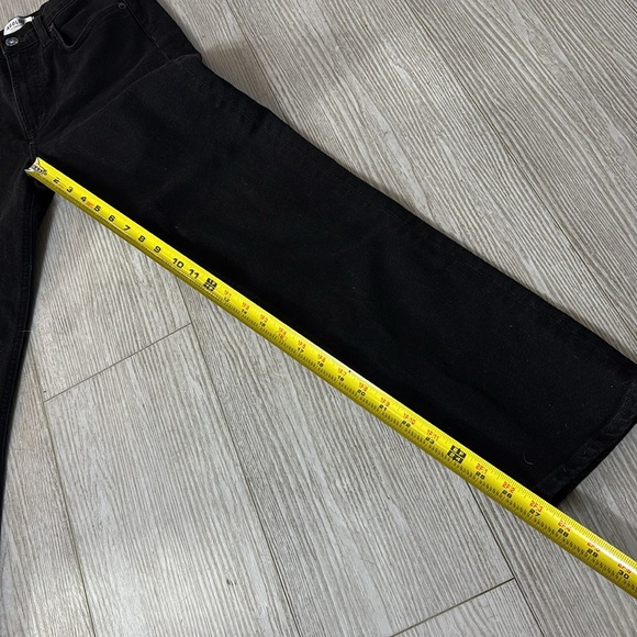 Agolde Merrel Black Straight Leg Jeans size 26 - Picture 12 of 16